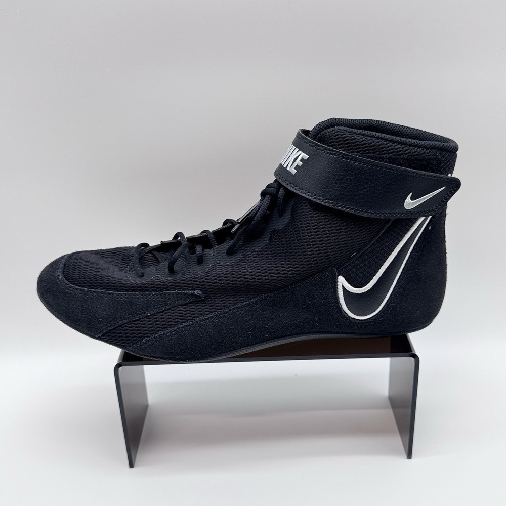 Size 12M - Nike Speed sweep 8 Wrestling Shoes boxing , White/Black/Wolf Grey